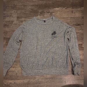 Purple + Snow soft cozy grey California sweatshirt size L